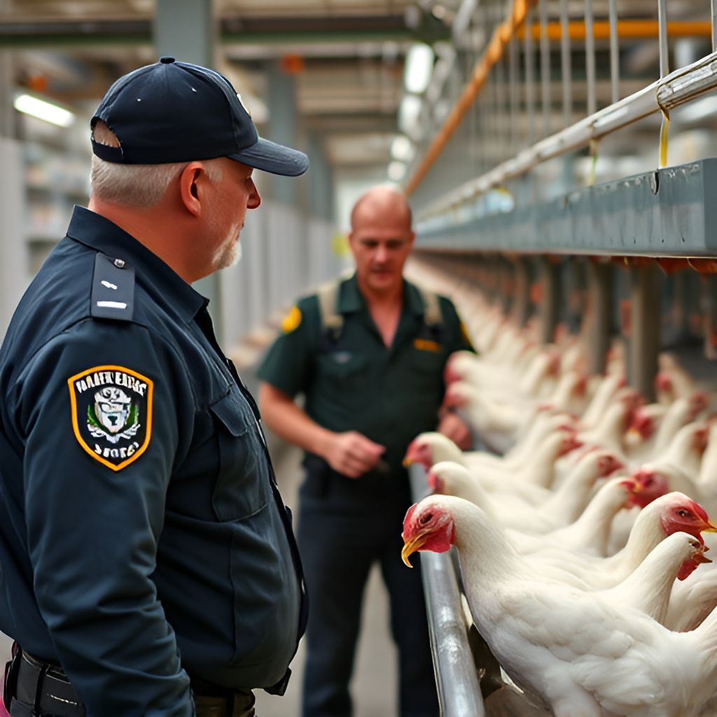 USCIS ICE I-9 enforcement at poultry processing plant