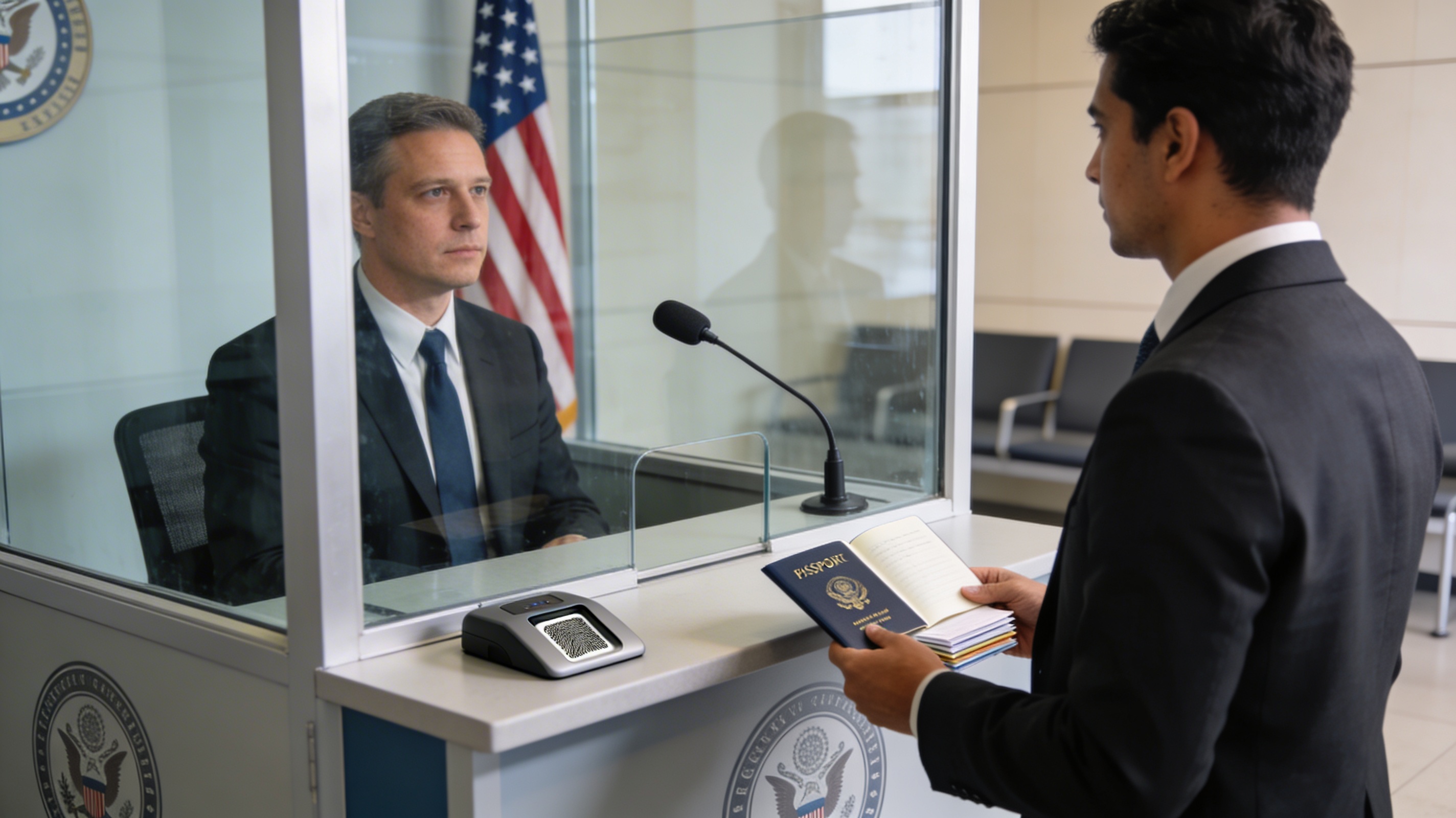 Business visa applicant at U.S. consular post applying for business visitor visa
