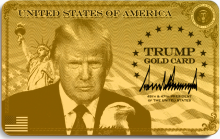 Trump Gold Card as imagined by TrumpCard.gov