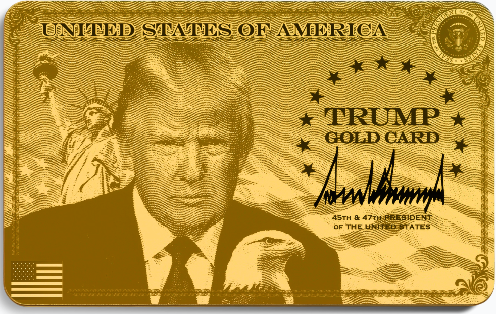 Trump Gold Card as imagined by TrumpCard.gov